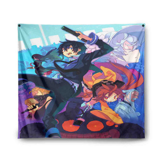 Black Bullet Characters Custom Tapestry Indoor Wall Polyester Home Decor