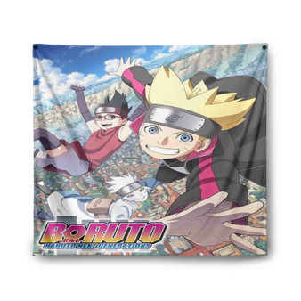 Boruto Naruto Next Generations Custom Tapestry Indoor Wall Polyester Home Decor