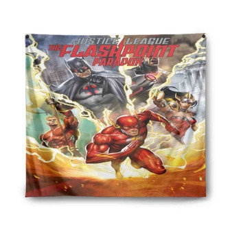 Justice League The Flashpoint Paradox Custom Tapestry Indoor Wall Polyester Home Decor