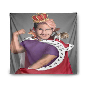 Markiplier King of the Squirrels Custom Tapestry Indoor Wall Polyester Home Decor