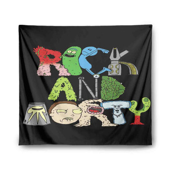 Rick and Morty Custom Tapestry Indoor Wall Polyester Home Decor