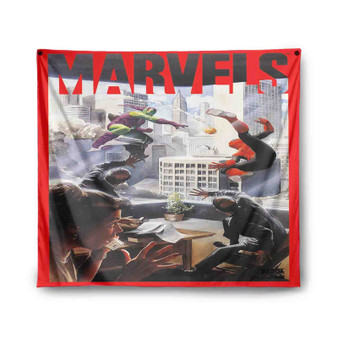 Spider Man Age of Marvels Custom Tapestry Indoor Wall Polyester Home Decor