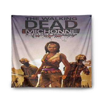 The Walking Dead Michonne Custom Tapestry Indoor Wall Polyester Home Decor