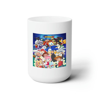 Sonic X White Ceramic Mug 15oz With BPA Free