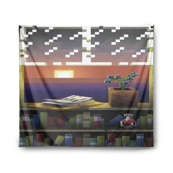Minecraft Window Custom Tapestry Indoor Wall Polyester Home Decor