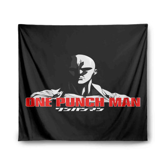 Saitama One Punch Man Custom Tapestry Indoor Wall Polyester Home Decor