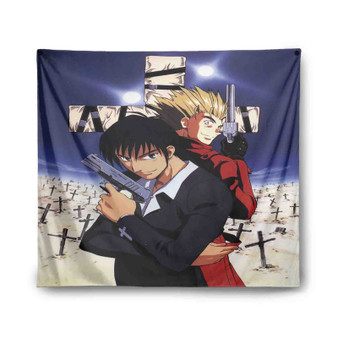 Trigun Anime Series Custom Tapestry Indoor Wall Polyester Home Decor