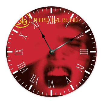 Third Eye Blind Debut Album Custom Wall Clock Round Non-ticking Wooden Black Pointers