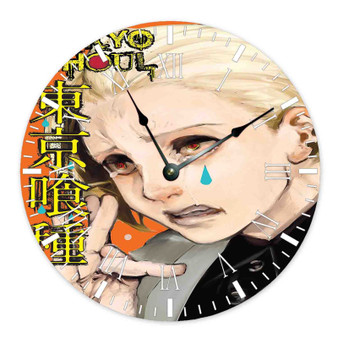 Tokyo Ghoul Best Custom Wall Clock Round Non-ticking Wooden Black Pointers