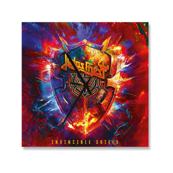 Judas Priest Invincible Shield Tour Custom Wall Clock Square Silent Scaleless Wooden Black Pointers