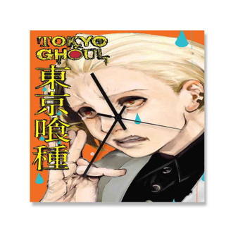 Tokyo Ghoul Best Custom Wall Clock Square Silent Scaleless Wooden Black Pointers