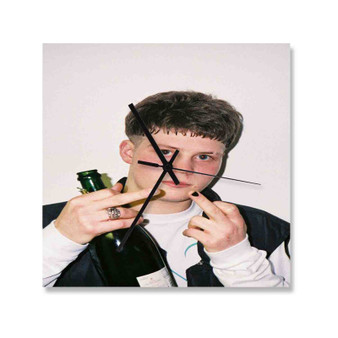 Yung Lean Custom Wall Clock Square Silent Scaleless Wooden Black Pointers