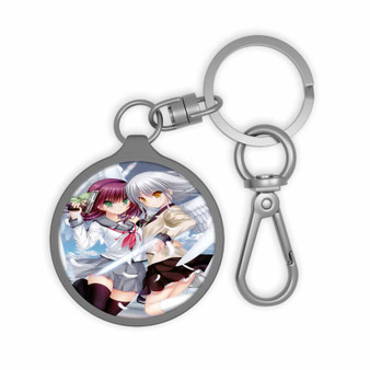 Angel Beats Arts Custom Keyring Tag Acrylic Keychain TPU Cover