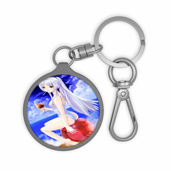 Angel Beats Kanade Tachibana Tenshi Custom Keyring Tag Acrylic Keychain TPU Cover