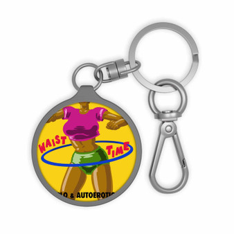 Diplo Waist Time Custom Keyring Tag Acrylic Keychain TPU Cover