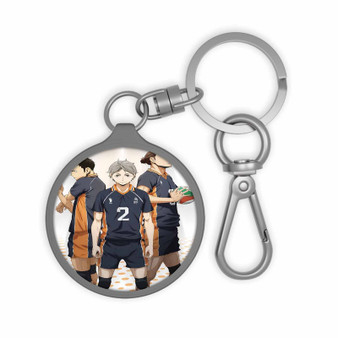 Haikyuu Best Custom Keyring Tag Acrylic Keychain TPU Cover