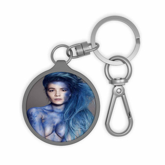 Halsey Best Custom Keyring Tag Acrylic Keychain TPU Cover