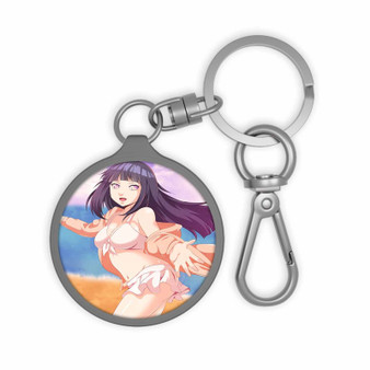 Hinata Hyuga Naruto Shippuden Custom Keyring Tag Acrylic Keychain TPU Cover