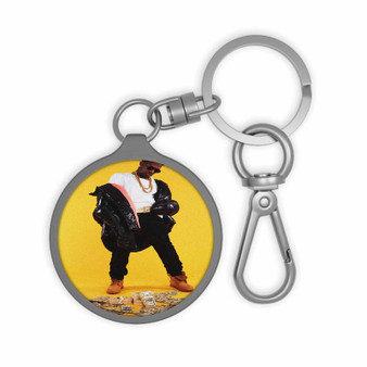 Juicy J Custom Keyring Tag Acrylic Keychain TPU Cover