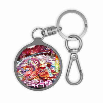 No Game No Life Arts Custom Keyring Tag Acrylic Keychain TPU Cover