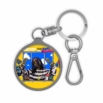 Two Zero One Seven Chief Keef Custom Keyring Tag Acrylic Keychain TPU Cover