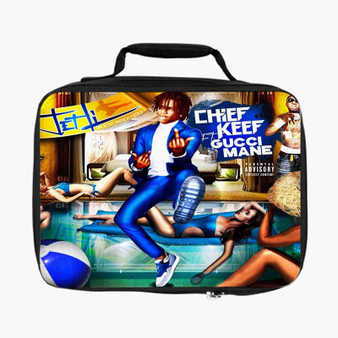 Chief Keef Feat Gucci Mane Jet Li Custom Lunch Bag Fully Lined and Insulated