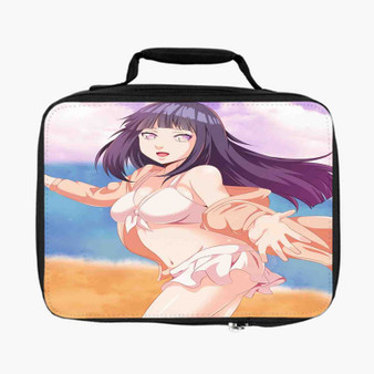 Hinata Hyuga Naruto Shippuden Custom Lunch Bag Fully Lined and Insulated