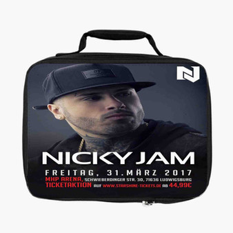 Nicky Jam Best Custom Lunch Bag Fully Lined and Insulated