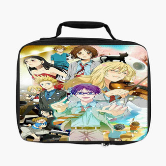 Your Lie in April Custom Lunch Bag Fully Lined and Insulated