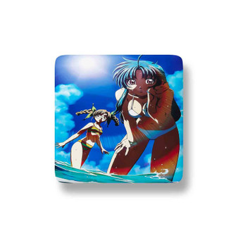 Full Metal Panic Sexy Girl Custom Porcelain Refrigerator Magnet