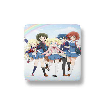 Hello Kinmoza Custom Porcelain Refrigerator Magnet