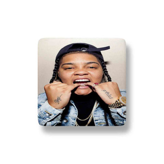 Hot Sauce Young MA Custom Porcelain Refrigerator Magnet