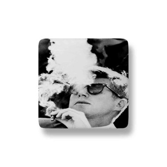 JFK Smoking Custom Porcelain Refrigerator Magnet