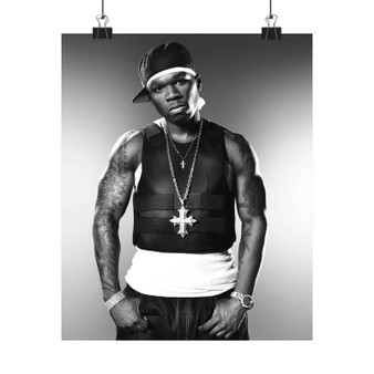 50 Cent Art Satin Silky Poster for Home Decor