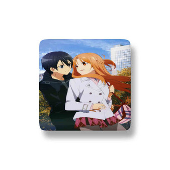 Sword Art Online Kirito and Asuna Best Custom Porcelain Refrigerator Magnet