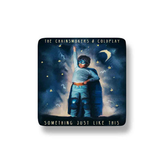 The Chainsmokers Coldplay Something Just Like This Custom Porcelain Refrigerator Magnet
