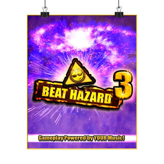 Beat Hazard 3 Art Satin Silky Poster for Home Decor