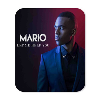 Mario Let Me Help You Custom Gaming Mouse Pad Rubber Backing