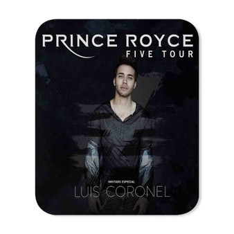 Prince Royce Five Tour Custom Gaming Mouse Pad Rubber Backing