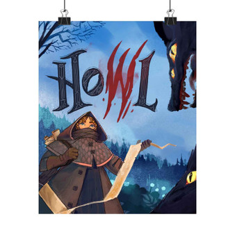 Howl Art Satin Silky Poster for Home Decor