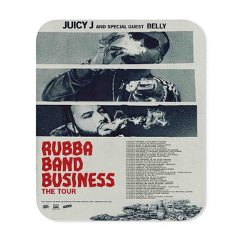 Rubba Band Busines The Tour Custom Gaming Mouse Pad Rubber Backing