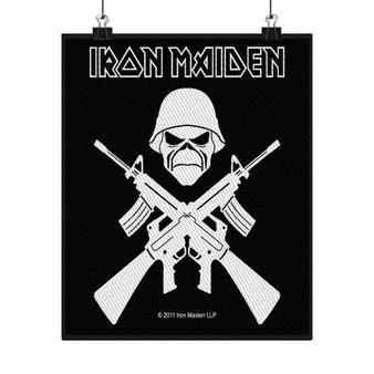 Iron Maiden A Matter of Life and Death Flag Art Satin Silky Poster for Home Decor