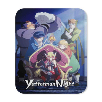 Yatterman Night Custom Gaming Mouse Pad Rubber Backing