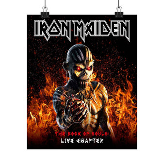 Iron Maiden The Book of Souls 2015 Art Satin Silky Poster for Home Decor