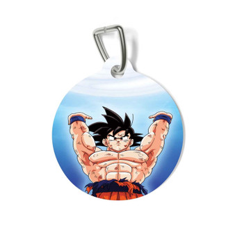 Goku Spirit Bomb Dragon Ball Best Custom Pet Tag Coated Solid Metal for Cat Kitten Dog