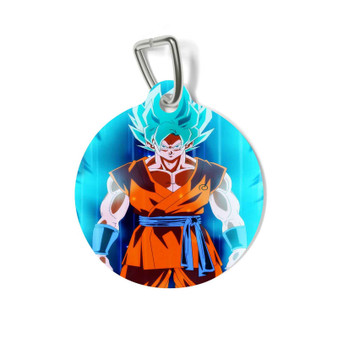 Goku Super Saiyan Blue Dragon Ball Super Best Custom Pet Tag Coated Solid Metal for Cat Kitten Dog