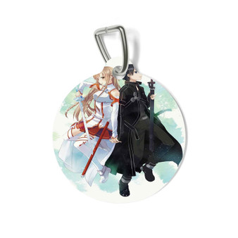 Sword Art Online Kirito and Asuna Arts Custom Pet Tag Coated Solid Metal for Cat Kitten Dog