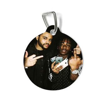 The Weeknd and Lil Uzi Vert Custom Pet Tag Coated Solid Metal for Cat Kitten Dog