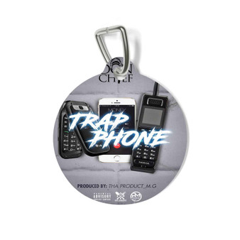 Trap Phone Don Chief Custom Pet Tag Coated Solid Metal for Cat Kitten Dog