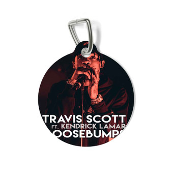 Travis Scott Goosebumps ft Kendrick Lamar Custom Pet Tag Coated Solid Metal for Cat Kitten Dog